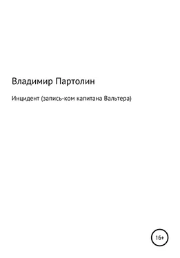 Владимир Партолин Инцидент (запись-ком капитана Вальтера) обложка книги