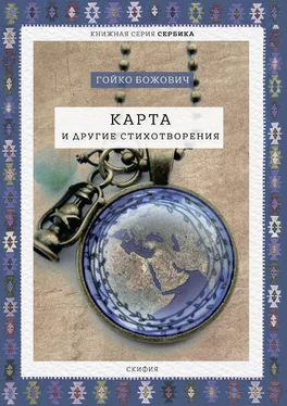 Гойко Божович Карта и другие стихотворения обложка книги