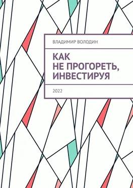 Владимир Володин Как не прогореть, инвестируя. 2022 обложка книги