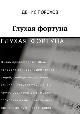 Денис Порохов Глухая фортуна обложка книги