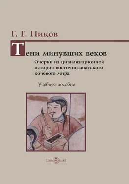 Геннадий Пиков Тени минувших веков. Очерки из цивилизационной истории восточноазиатского кочевого мира обложка книги