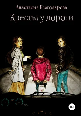 Анастасия Благодарова Кресты у дороги обложка книги