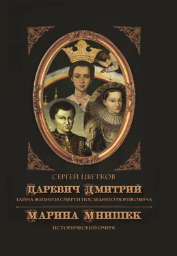 Сергей Цветков Царевич Дмитрий. Тайна жизни и смерти последнего Рюриковича. Марина Мнишек: исторический очерк обложка книги