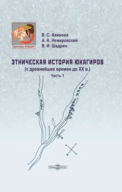 Валентина Акимова Этническая история юкагиров. С древнейших времен до ХХ в. Часть 1 обложка книги