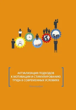 Ирина Корсакова Актуализация подходов к мотивации и стимулированию труда в современных условиях обложка книги