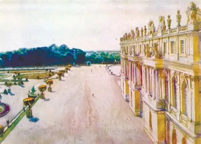 Бенуа А Н 1906 Версаль Б гуашь Тверь ОКГ Пуссен Н 16501655 - фото 30