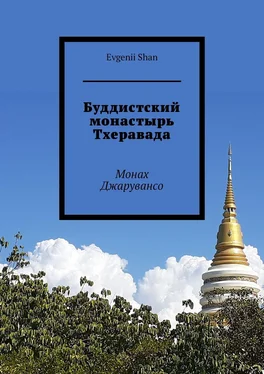 Evgenii Shan Буддистский монастырь Тхеравада. Монах Джарувансо обложка книги