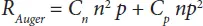 Where Cn and Cp are the electron and hole Auger coefficients respectively The - фото 53