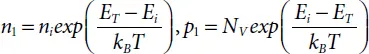 According to definition n 1and p 1are the freeelectron and freehole - фото 56