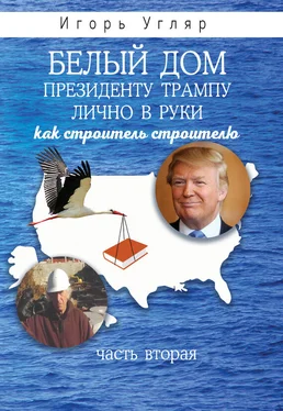 Игорь Угляр Белый дом. Президенту Трампу лично в руки. Как строитель строителю. ЧАСТЬ ВТОРАЯ обложка книги