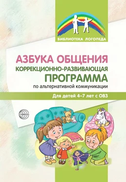 Людмила Анушина Азбука общения. Коррекционно-развивающая программа по альтернативной коммуникации для детей 4–7 лет обложка книги