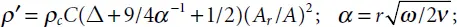 is the effective vibration damping factor Δ ρ n ρ cis the density ratio of - фото 69