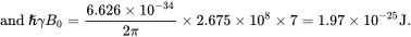 Since k B T is over four orders of magnitude bigger than ħγB 0 the ratio ħγB - фото 91