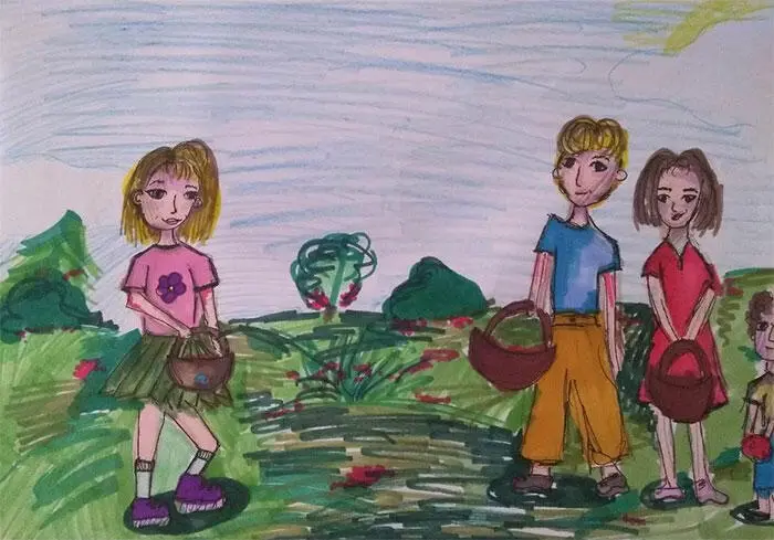 Zhenya cogió la cesta y comenzó a caminar Caminó y caminó miró y miró pero no - фото 21