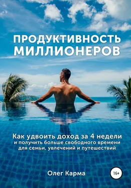 Олег Карма Продуктивность миллионеров обложка книги