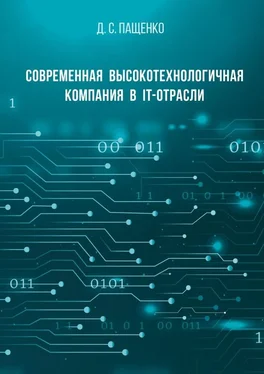 Денис Пащенко Современная высокотехнологичная компания в IT-отрасли обложка книги