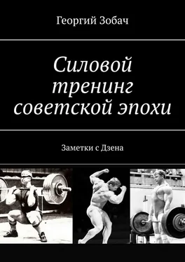 Георгий Зобач Силовой тренинг советской эпохи. Заметки с Дзена обложка книги