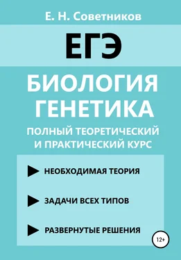 Егор Советников Биология. Генетика. Полный теоретический и практический курс обложка книги