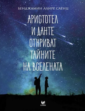 Бенджамин Саенц Аристотел и Данте откриват тайните на Вселената обложка книги