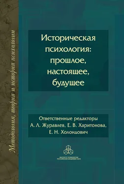 Коллектив авторов Историческая психология: прошлое, настоящее, будущее обложка книги