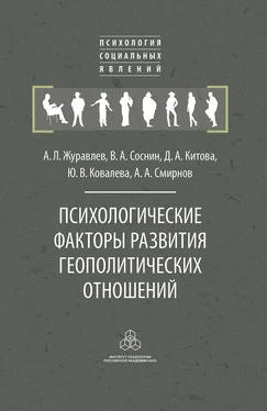 Анатолий Журавлев Психологические факторы развития геополитических отношений обложка книги