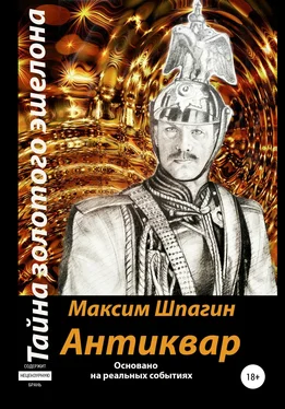 Максим Шпагин Антиквар. Тайна золотого эшелона обложка книги