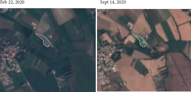 Figure 18 Sentinel2 True colour images of the St JustSt Nazaire de Pézan CW - фото 16