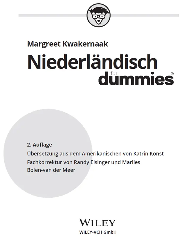 Niederländisch für Dummies Bibliografische Information der Deutschen - фото 1