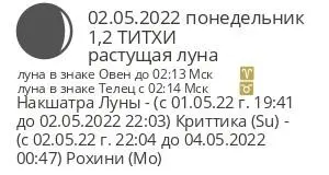 02052022 с 0056 до 03052022 0249 2 лунный день В этот день все ваши - фото 2