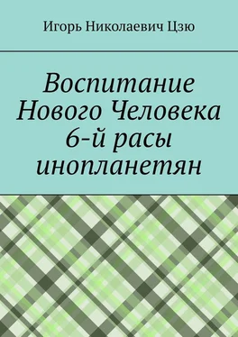 Игорь Цзю Воспитание Нового Человека 6-й расы инопланетян обложка книги