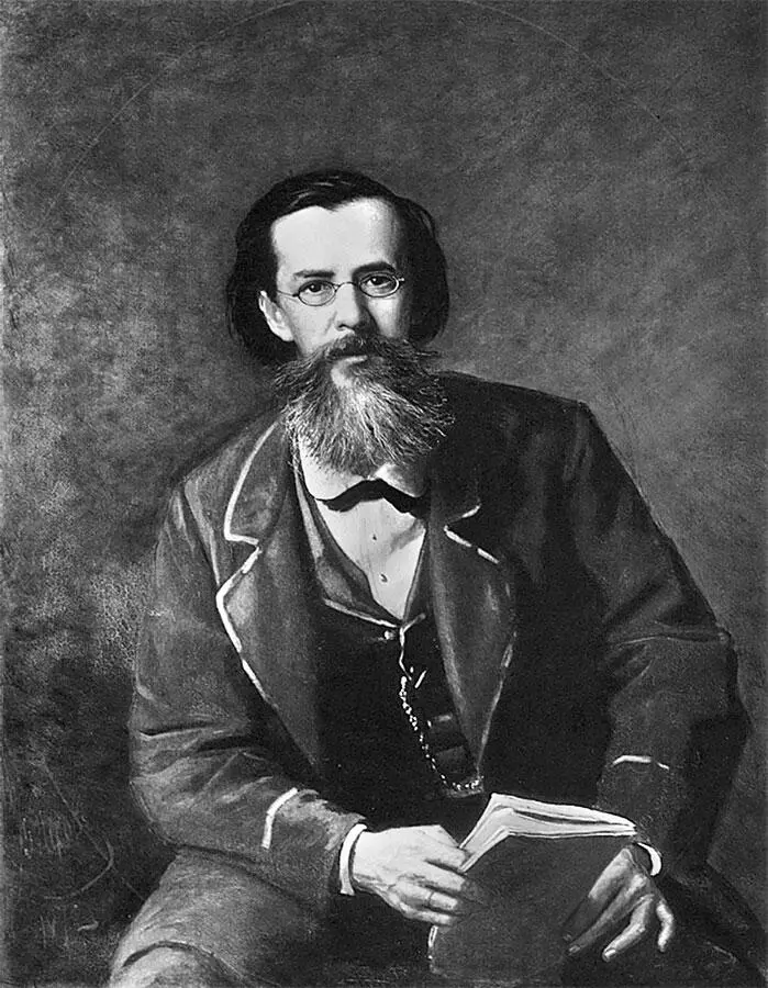 Портрет А Н Майкова Художник В Г Перов 1872 г Аполлон Николаевич - фото 6