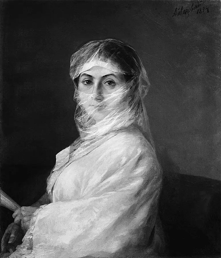 Портрет Анны Саркисовой Художник И К Айвазовский 1882 г Анна Мкртичевна - фото 9