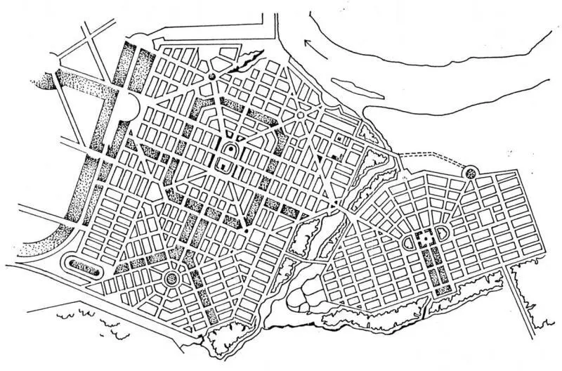 Рис 39 Городсад Щегловск Генплан Арх П А Парамонов 19161917 В - фото 39