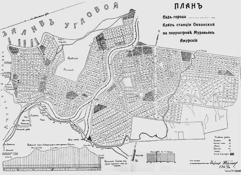 Рис 40 Поселок Садгород под Владивостоком Генплан Инж А И Булгаков - фото 40