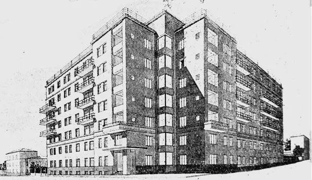 Рис 151 Рабочее жилищное строительство в Москве Жилой дом предназначенный к - фото 160