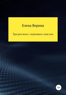 Елена Верина Три рассказа с огромным смыслом обложка книги