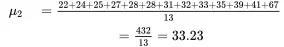 Now because there are 11 units in population 1 the median is the sixth - фото 22