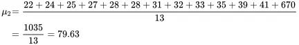 Since there are also 11 units in population 2 the median is also the sixth - фото 23