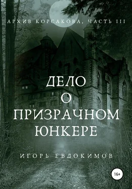 Игорь Евдокимов Дело о призрачном юнкере обложка книги