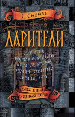 Екатерина Соболь Дарители: Дар огня. Короли будущего. Игра мудрецов. Земля забытых. Сердце бури обложка книги