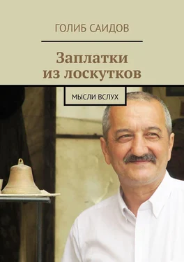 Голиб Саидов Заплатки из лоскутков. Мысли вслух обложка книги