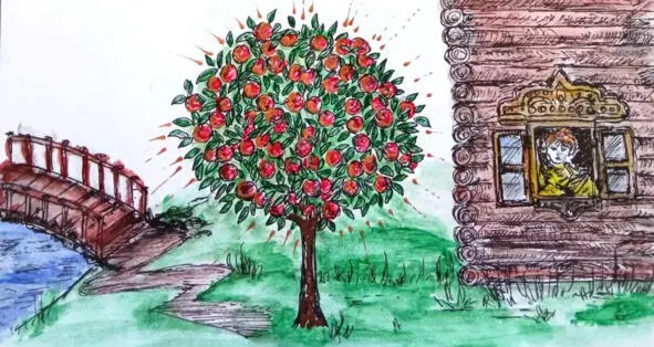 В одном царствегосударстве жилибыли царь с царицей и было у них три сына И - фото 3