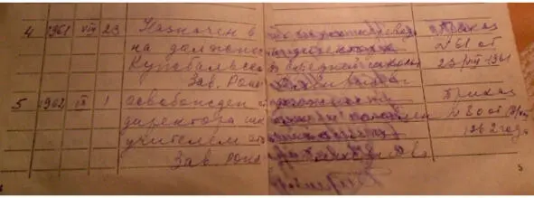 Трудовая книжка ЮВНовикова Студенты Галичского учительского института - фото 18