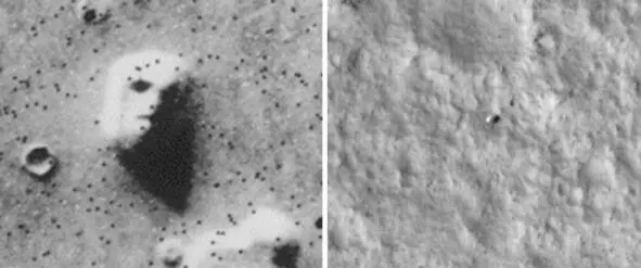 The Face Лицо на Марсе Фотография сделанная орбитальным аппаратом - фото 28