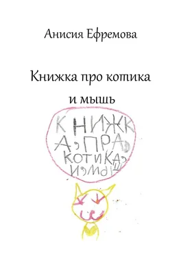 Анисия Ефремова Книжка про котика и мышь обложка книги