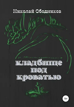 Николай Ободников Кладбище под кроватью обложка книги