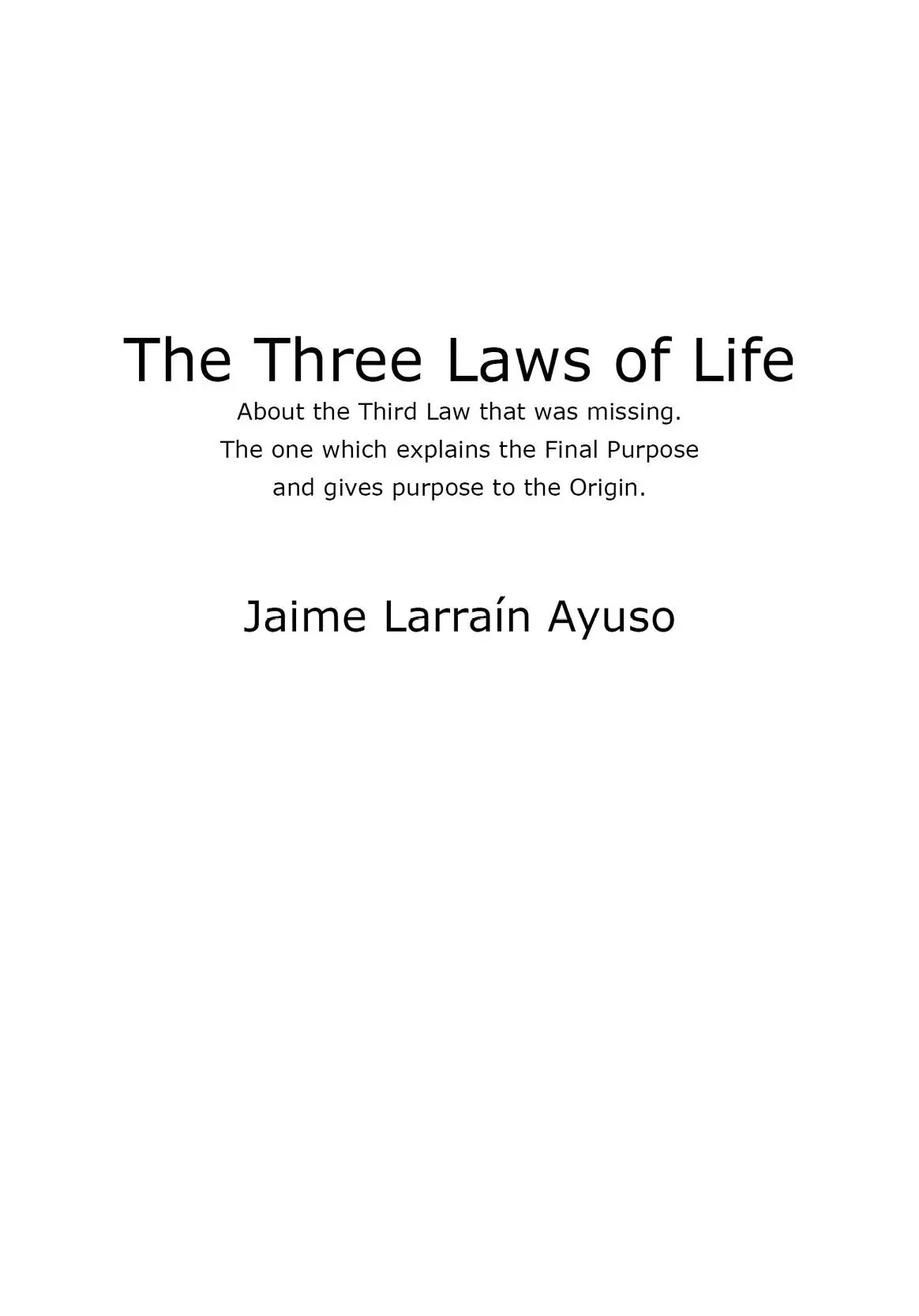 Index Foreword The Third Law We All Think Memory From nonliving matter to life - фото 1