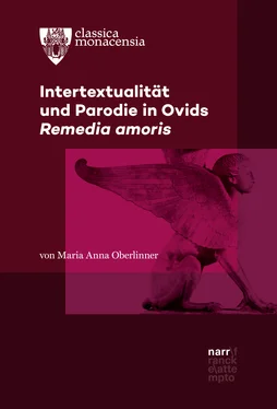 Maria Anna Oberlinner Intertextualität und Parodie in Ovids Remedia amoris обложка книги