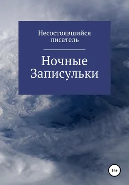 Несостоявшийся Писатель Ночные записульки обложка книги