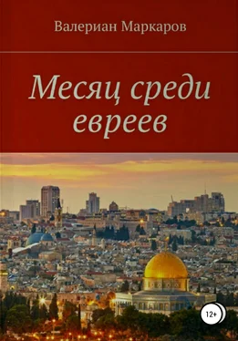 Валериан Маркаров Месяц среди евреев обложка книги